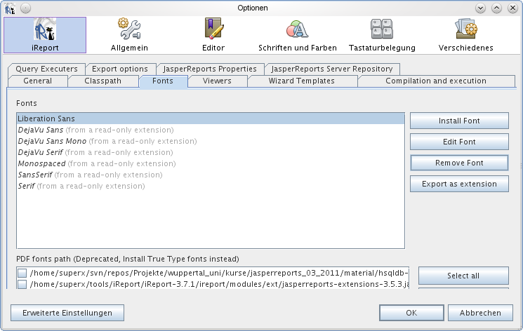 JasperReports-Handbuch font import.png