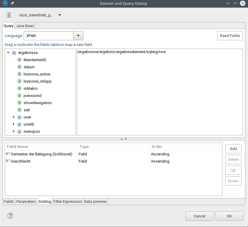 JasperReports-Handbuch jaspersoft design query2.png