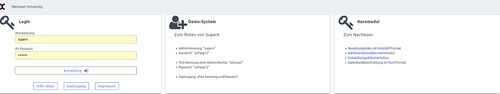 Login-Seite