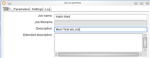 Jobs erstellen