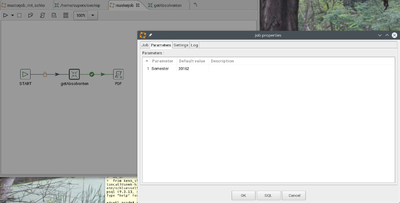 Gesamtjob Parameter